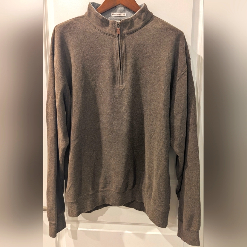Peter Millar Crown Comfort 1/4 Zip Pullover Sweatshirt XXL